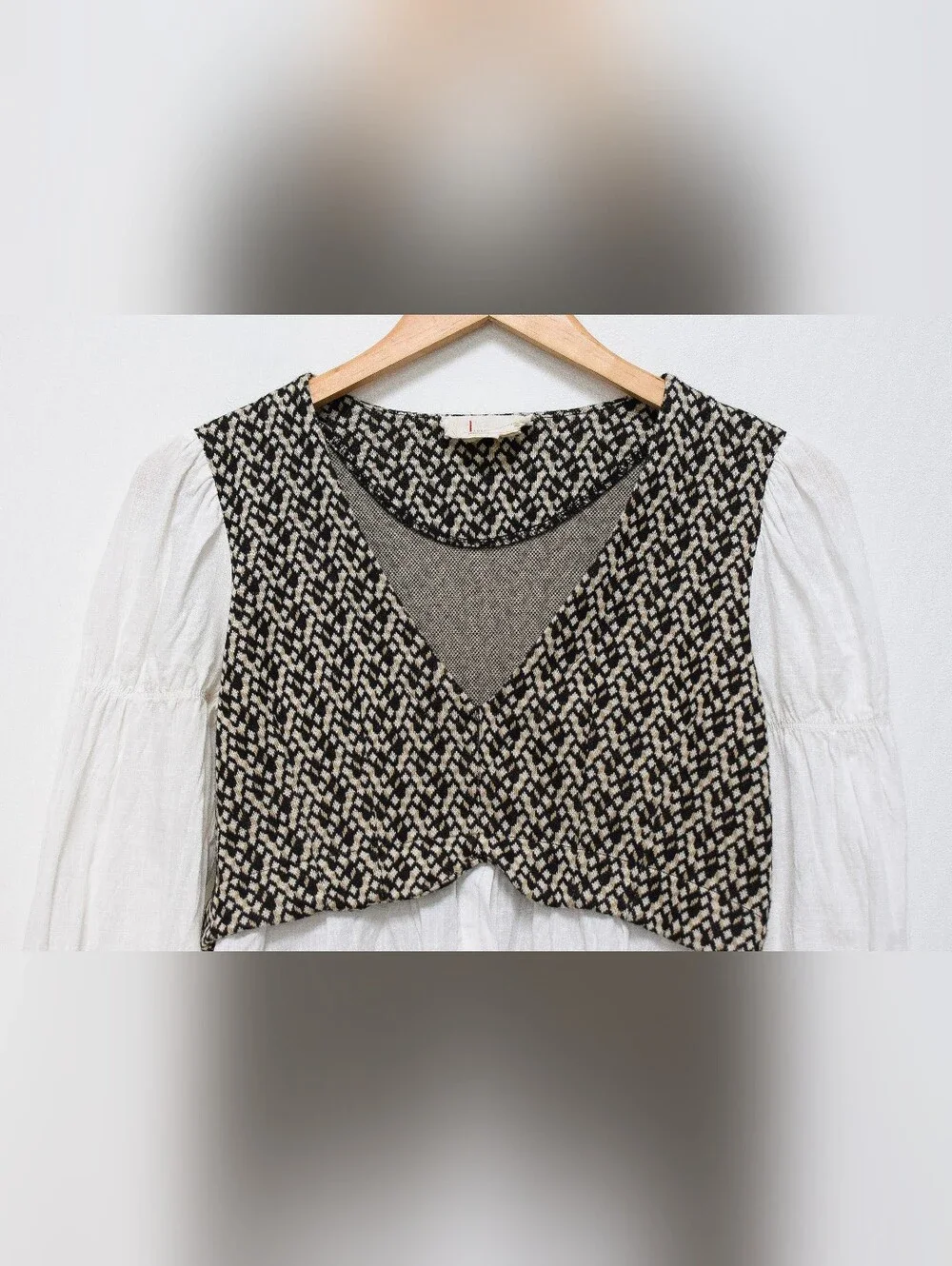 Anthropologie layered jacquard